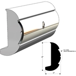 Taco Marine 2" x 1" Rigid Rub Rail