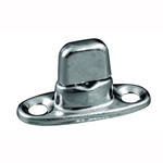Fasnap Single Stud, 2 Screw Mounted Stainless Steel Pin and Spring | Blackburn Marine Supply