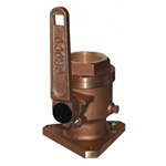 Groco BV-1000 Bronze Flanged 1" Seacock | Blackburn Marine Valves & Marine Valve Accessories