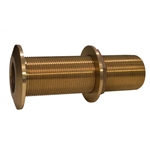 Groco THXL-1000-W Bronze 1" NPS/NPT Extra Long Thru Hull (w/Nut) | Blackburn Marine Thru Hulls