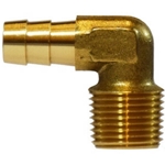 Midland Metals Brass Fittings Forged Hose Barb 90 Deg Elbow | Blackburn Marine Plumbing Brass Fittings