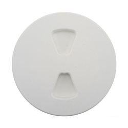 TH Marine Sure-Seal Screw-Out Deck Plates-White