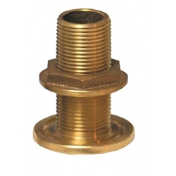 Groco TH-1000-W Bronze 1" NPS/NPT Combo Thru Hull (w/Nut) | Blackburn Marine Thru Hulls