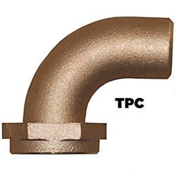 Bronze FNPS 90 Degree Pipe to Hose Fitting | Blackburn Marine