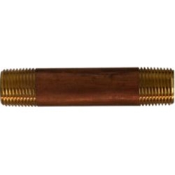 MIdland Metals Brass Nipple 3/8 Diameter | Blackburn Marine