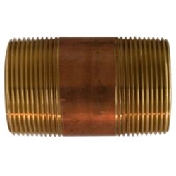 Midland Metals Brass Nipple 1-1/2 Diameter | Blackburn Marine