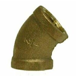 Midland Metal Bronze 45 Degree Elbow Pipe | Blackburn Marine