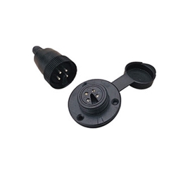 Sea-Dog Black Polarized Electrical Outlet | Blackburn Marine